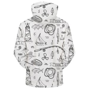 Casual Custom All Over Print Hoodies / Fully Sublimated Hoodies Long Sleeve