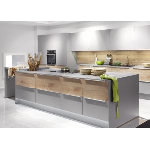 600mm 1.8m DTC Modern High Gloss Kitchen Cabinets Unit With Marble Top