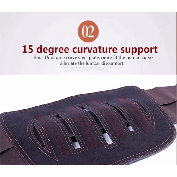 Black Color Lower Back Support Brace For Waist And Back Protection