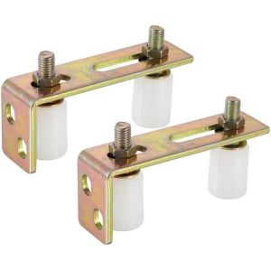 L Post Bracket Slide Gate Guide Roller With Polished Finish And Smooth Nylon