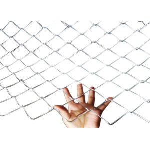 Anti Rust 2.5mm Galvanized Decorative Anti Climb Chain Link Fence