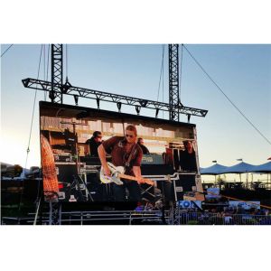 Full Color Led Backdrop Screen Rental P3.91 Square Led Display With Aluminum