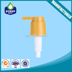 Empty 28mm Bottle Pump Cap Yellow Eco Friendly For 500ml Bottle