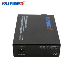 OEM 10/100Mbps POE RJ45 to SC Fiber Media Converter Dual Fiber SM 1310nm 20km