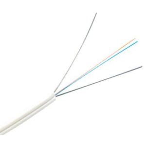 Single Mode FTTH Fiber Drop Cable 2 4 6 8 12 16 24 Core