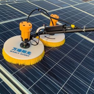 Handheld Solar Panel Cleaning Brush with 7.5 M Telescopic Pole and Customized