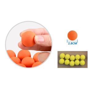 14 " Air Popper Blaster Launcher Pull And Pump Shooting Toy With 10 Foam Balls