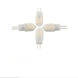 G4 and G9 LED bulb with White PC Cover and 2835 LED Input DC/AC12V for crystal