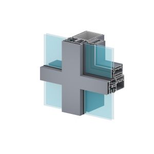 Unitized Aluminium Curtain Wall Profile Modern Design Elegant Appearance