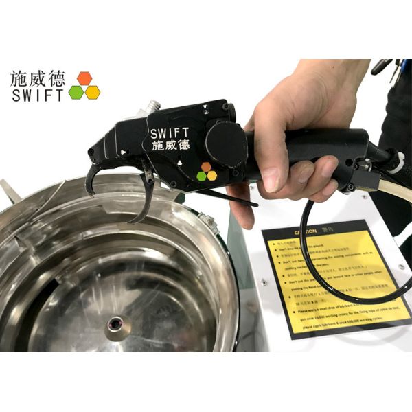 Lightweight Automatic Cable Tie Machine Tension Adjustment For Nylon Ties 80mm