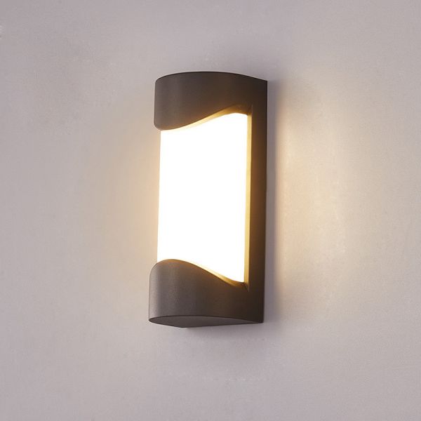 Waterproof IP65 vertical 12W outdoor wall sconce lighting fitting external wall