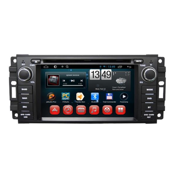 Quality JEEP Grand Chrokee Wrangler Compass Car GPS Navigation System Android OS DVD wholesale