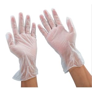Antibacterial PVC Disposable Hand Gloves Breathable Single Use In Stock
