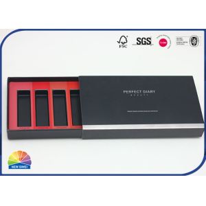 Rigid Drawer Paper Box 4C Printing Lipstick Matte Lamination Perfume Gift Box