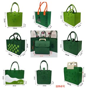 Felt Tote Bag with Durable Handles Grocery Bags Travel Heavy Duty Shopping Find