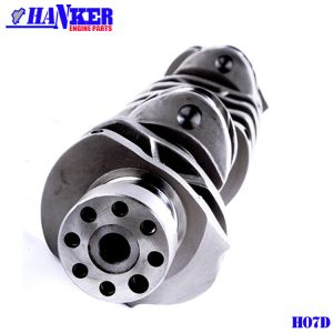 Ductile Casting Iron H07D Hino Crankshaft With High Hardness