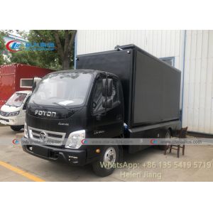 FOTON 4x2 Full Color P4 P5 P8 LED Digital Mobile Advertising Truck