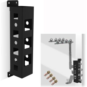 Hitch Wall Mounted 1 1.25 2 Hitch Receiver for Bicycle Ski Cargo Rack Storage Garage Organization