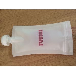 Leakproof Reusable Baby Food Pouches with Bottom Double Zipper