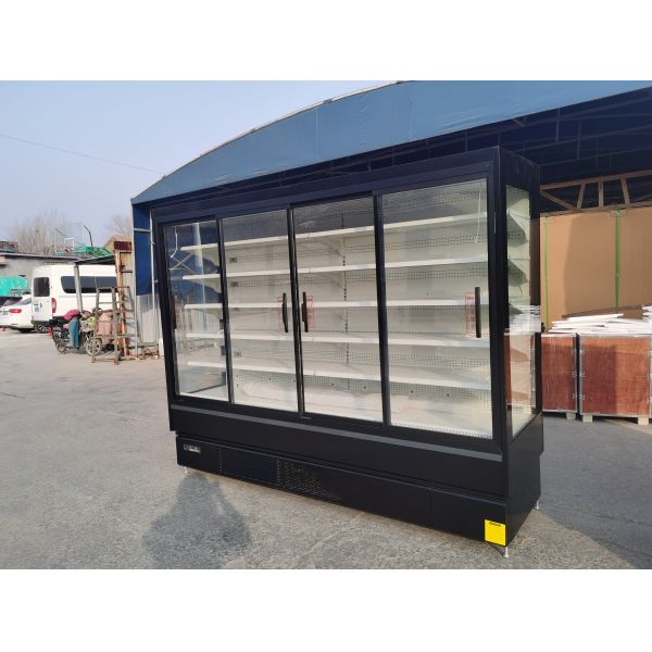 R290 Auto Defrost MultiDeck Cabinet With Sliding Glass Doors