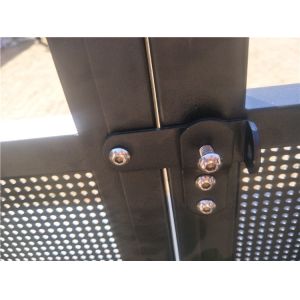 Security Crowd Control Barriers Electrostatic Coating For Events / Traffic