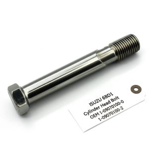 EexcavaStart ISUZU 6BD1 Cylinder Head Bolt OEM 1-09070100-0 1-09070100-2