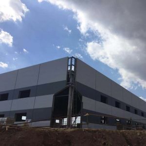 Galvanized Steel Structure Warehouse Building with H-Section Frame