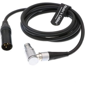 ALEXA MINI/AMIRA Camera Power Cable XLR 3 Pin Male To 2B 8 Pin Female Right