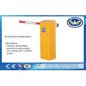 100% Duty Cycle 5 Million MTBF RFID Automatic Barrier Gate Speed Adjustable