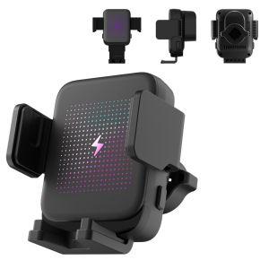 Powerful And Versatile Magsafe Car Mount Charger RGB Light Display