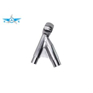 Silver CNC Auto Parts , Titanium Alloy / Stainless Steel CNC Auto Parts