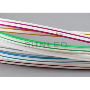 Portable Neon LED Flexible Strip Lights DC 24V IP67 Silicone Resin Body Material