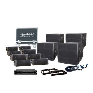 ARE Audio Line Array Set Professional Audio System Waterproof Speaker Dual 8