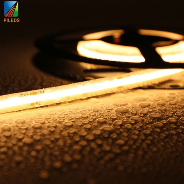 480leds COB LED Flexible Strip Lights Ra90 8mm 12v 24v With 120 Degree Beam