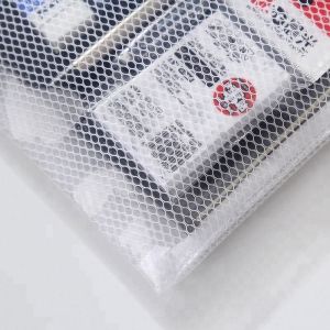 Sustainable Zipper Checkered Document Bag, Archives, Documents, Supplies, Bills,