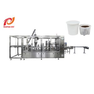 Double Lanes K Cup Coffee Filling Sealing Machine Packaging Machine