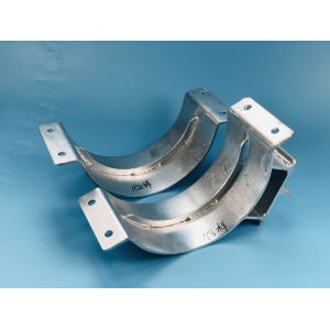 Single Outer Retaining Ring Pipe Clamps For Fixed Pipe Support