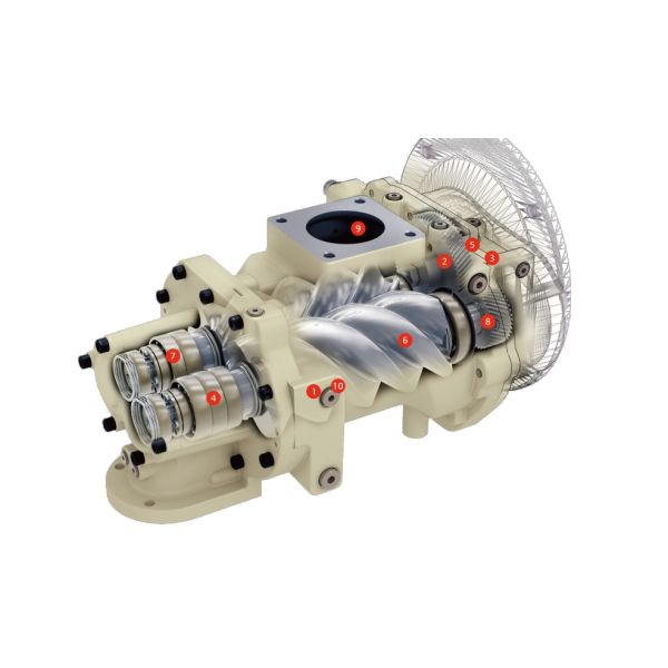 90kw 160kw Screw Air Compressor 110KW 132KW Gardner Denver ISO8573 Class 0 Certified