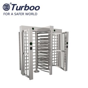 Cheap Dual Lane Rotating Full Height Turnstile Access Control Security Systems With RFID Function for sale