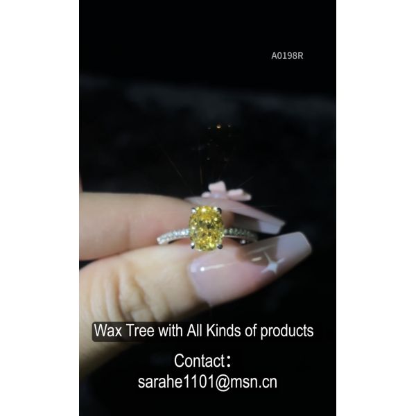 Oval Moissanite Diamond 925 Silver CZ Engagement Rings With Stone Size 1.0-1.5-2