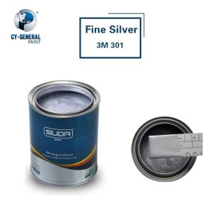 Cheap 1K Fine Silver Paint Automotive Car Paint Repair Coat 4L for sale