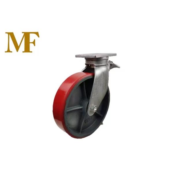 Quality Super Duty Scaffold Casters With Mold On Polyurethane On Cast Iron Core Wheel wholesale