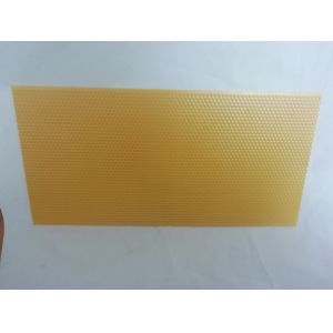 China Plastic 5.4mm Yellow Beeswax Foundation Sheets on sale