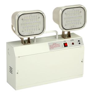 Battery Powered Twin Head 3014 SMD LED Rechargeable Emergency Light