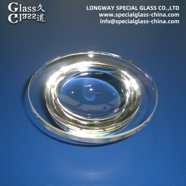 OEM Optical Borosilicate Glass 3.3 Led Lighting Lens For Industrial Mining Lamp