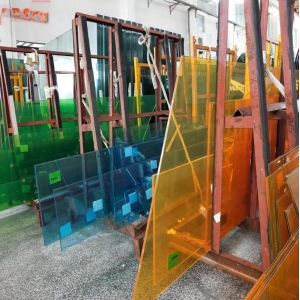 22mm 25mm PVB Laminated Tempered Glass Custom Stained Glass Window Hanging