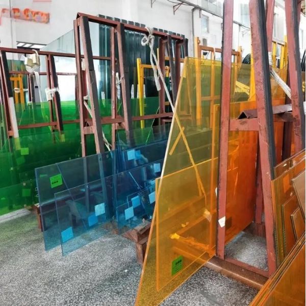 Quality 22mm 25mm PVB Laminated Tempered Glass Custom Stained Glass Window Hanging wholesale