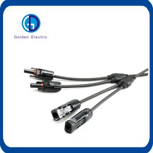 Waterproof IP67 Mc4 Cable Connector with DC/DC Interface Type Copper Terminal