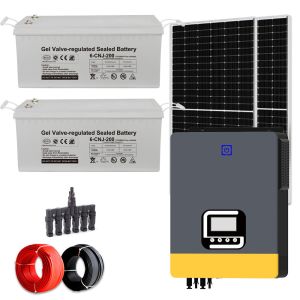 China 10KW Solar Energy System Hybrid Home Solar System With GEL Battery And Pure Sine Wave on sale