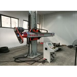 Tank Inside And Outside Polishing Machine With Abrasive Belts / Buffing Wheel